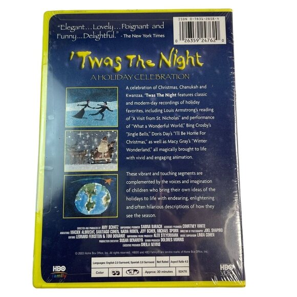 Twas The Night Christmas Holiday Story Collection Compilation DVD HBO Special u - Picture 2 of 2
